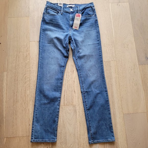 Levi's Denim - Levi’s 724 High Rise Straight Jeans Into The Groove Wash - Size W31 L32